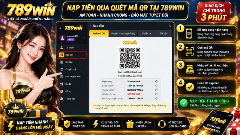 Minh họa kiểm tra thông tin thanh toán bằng QR